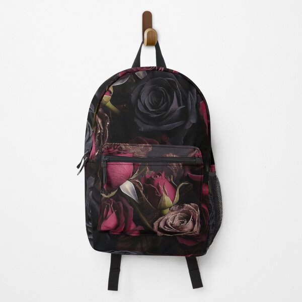 Item preview, Dark Burgundy and Black Rose Bouquet designed and sold by IntelliMindDesigns.