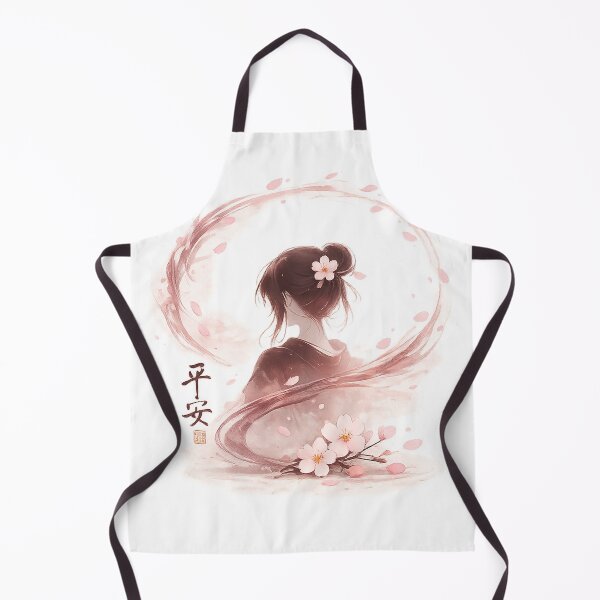 Item preview, Serenity — Anime Girl Cherry Blossom Watercolor Art designed and sold by Cyber Kitsune.
