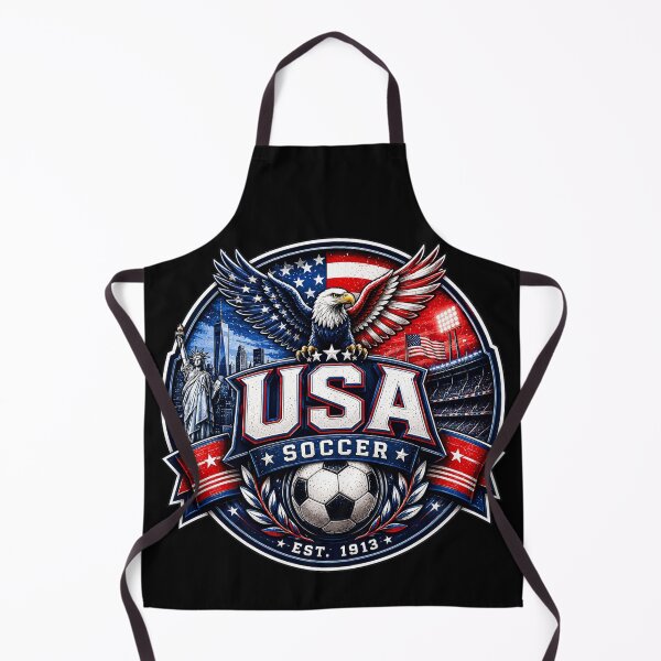 Item preview, USA Soccer Badge Logo – American Football Fan Design designed and sold by TKOprintdesigns.