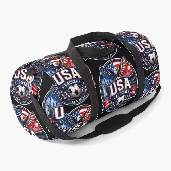 Item preview, USA Soccer Badge Logo – American Football Fan Design designed and sold by TKOprintdesigns.