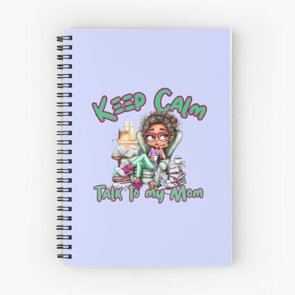 Item preview, Therapist Mom Gift - Keep Calm and Talk to My Mom Psychologist Art designed and sold by illeN-Art-World.