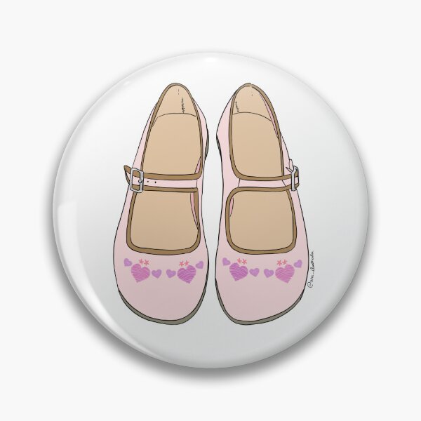 Item preview, Pink ballet flats designed and sold by arailustrada.