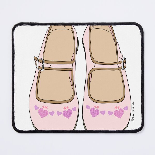 Item preview, Pink ballet flats designed and sold by arailustrada.