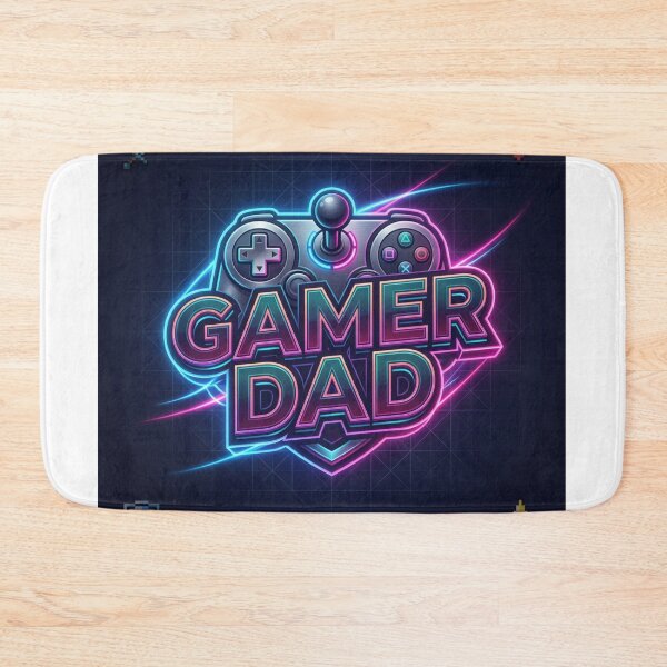 Item preview, Gamer Dad – Neon Retro Gaming Controller Father's Day Design designed and sold by RetroSystemCo.