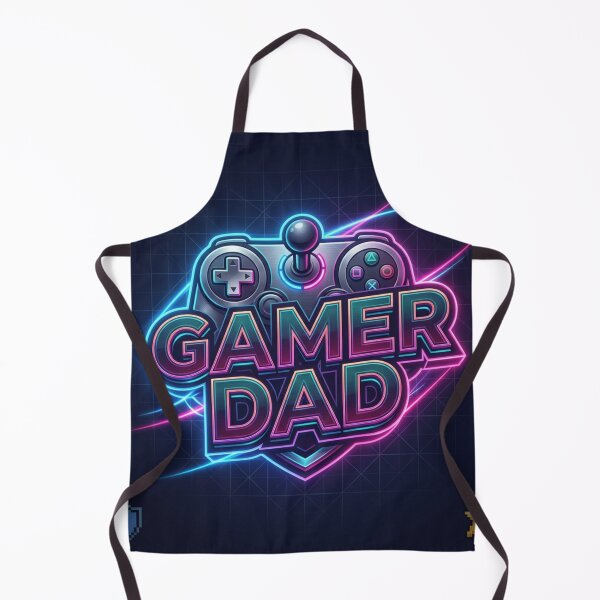 Item preview, Gamer Dad – Neon Retro Gaming Controller Father's Day Design designed and sold by RetroSystemCo.