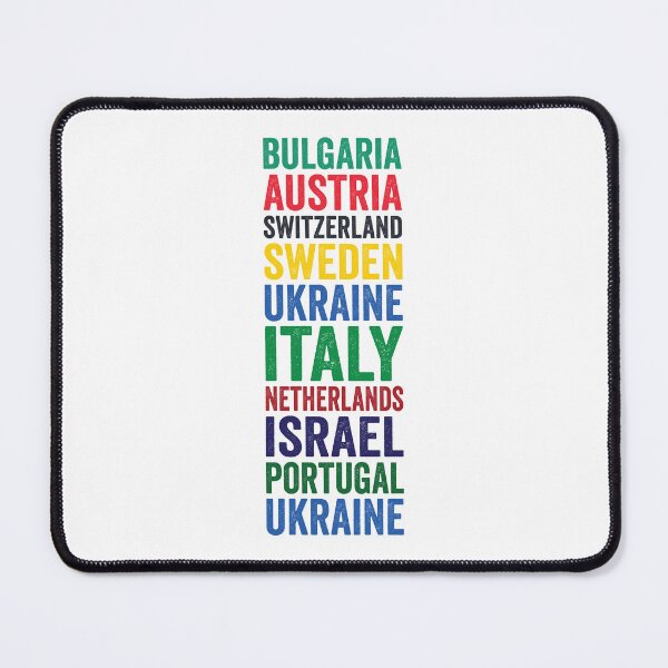 Item preview, ESC [Decade] Winning Countries designed and sold by lazarusheart.
