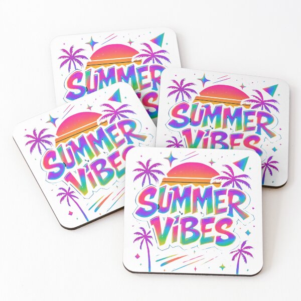 Item preview, Summer Vibes Retro Sunset T-Shirt | Colorful Beach Neon Design designed and sold by eventdesign77.