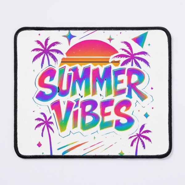 Item preview, Summer Vibes Retro Sunset T-Shirt | Colorful Beach Neon Design designed and sold by eventdesign77.
