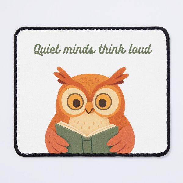 Item preview, Quiet minds think loud designed and sold by creativityisfun.