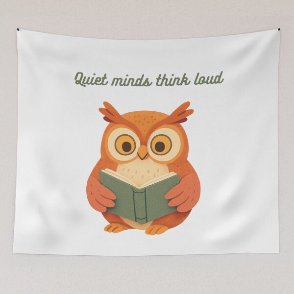 Item preview, Quiet minds think loud designed and sold by creativityisfun.