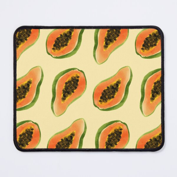 Item preview, Watercolor Papaya Fruit Tropical Seamless Pattern designed and sold by samahl_l.