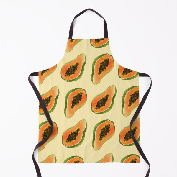 Item preview, Watercolor Papaya Fruit Tropical Seamless Pattern designed and sold by samahl_l.