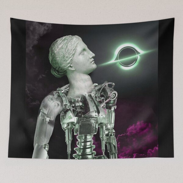 Item preview, Aphrodite Robotic Beauty Goddess and Black Hole  (original graphic ACCI) designed and sold by VanyssaGraphics.