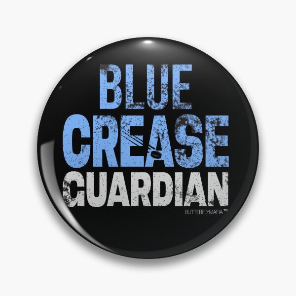 Item preview, Blue Crease Guardian – Hockey Goalie Shirt designed and sold by ButterflyMafia.