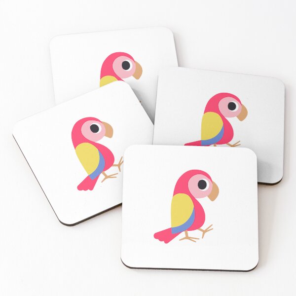 Item preview, Cute Kawaii Parrot Sticker Transparent Background designed and sold by NadDot.
