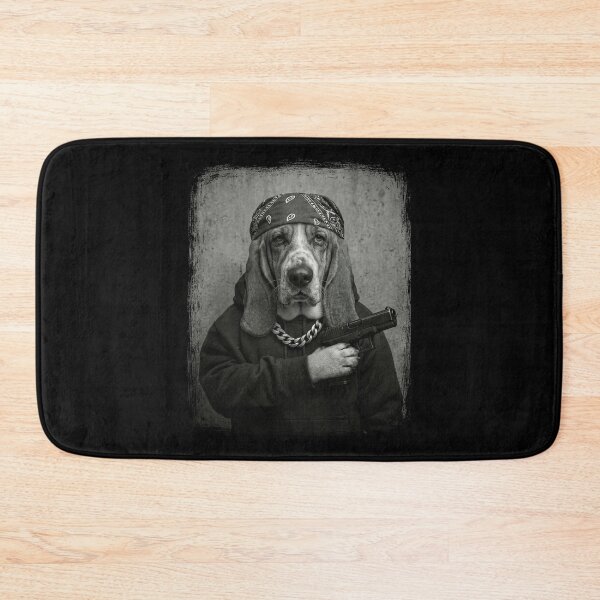 Item preview, Basset Hound Dog Bandana Hoodie Handgun designed and sold by d247.