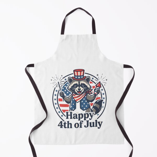 Item preview, Patriotic Raccoon Happy 4th of July T-Shirt | Independence Day USA designed and sold by cappabma1.