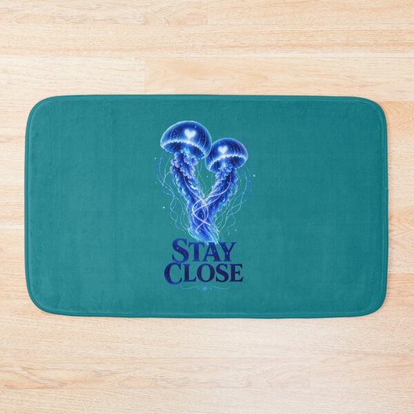 Item preview, Stay Close, Glowing Jellyfish Love Design, Dreamy Ocean Romance Artwork designed and sold by JagrDesigns.