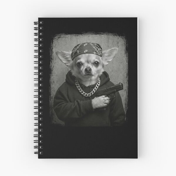 Item preview, Chihuahua Urban Dog Bandana Chain Hoodie Pup designed and sold by d247.