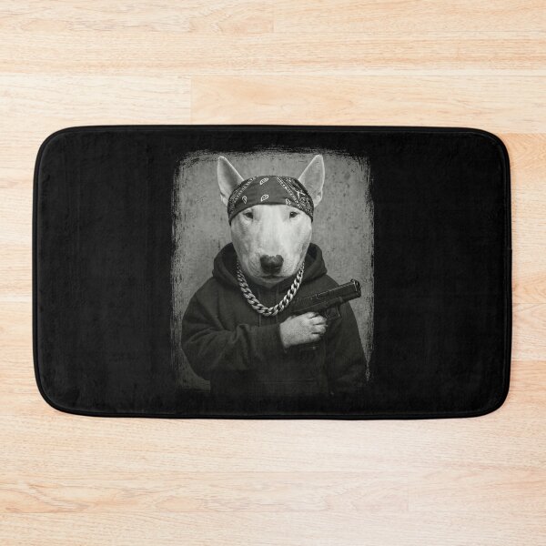 Item preview, Bull Terrier Dog Pistol Bandana Streetwear designed and sold by d247.