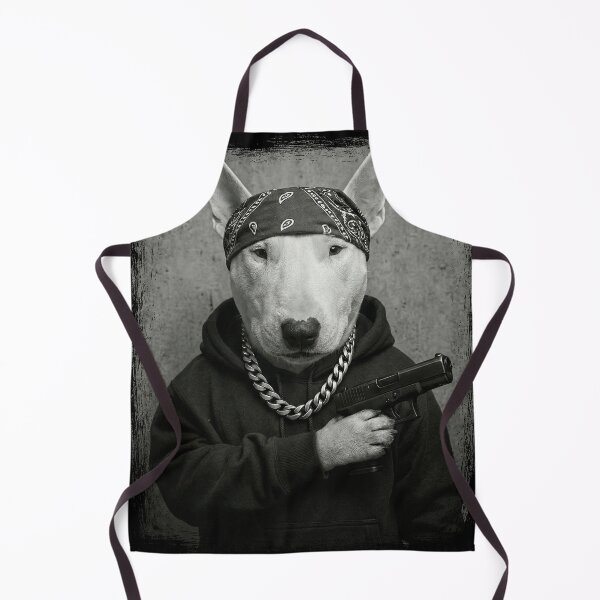 Item preview, Bull Terrier Dog Pistol Bandana Streetwear designed and sold by d247.
