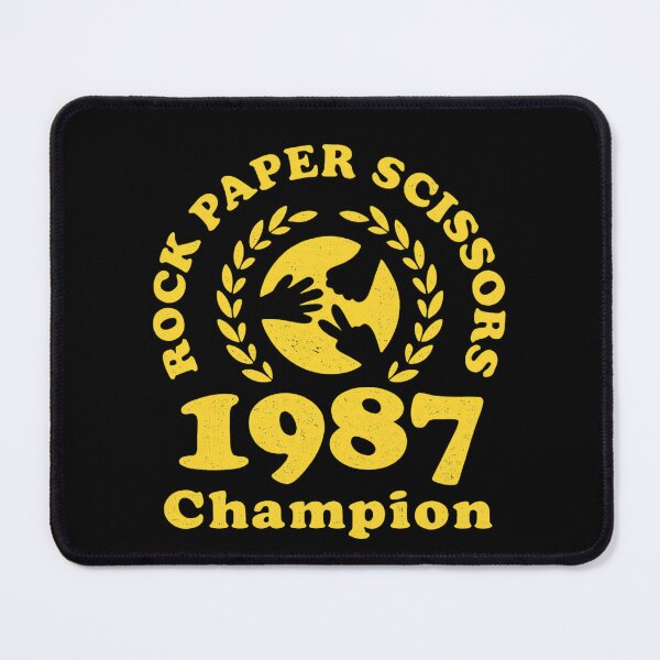 Item preview, Rock Paper Scissors 1987 Champion Funny Retro Game designed and sold by Dujosufot.