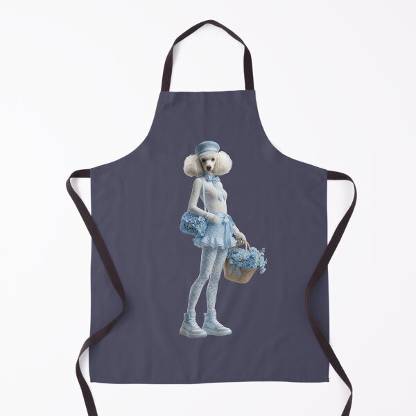 Item preview, Pastel Blue Fashion Poodle designed and sold by MegaNovaArt.