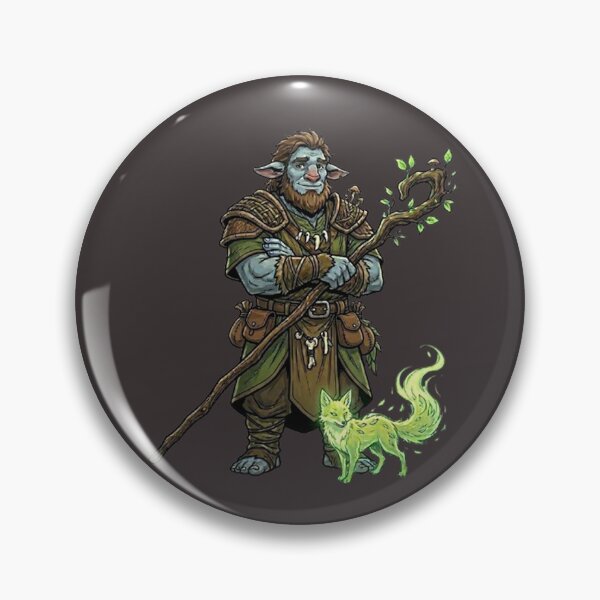 Item preview, Furbolg Druid RPG Sticker designed and sold by AestheticRPG .