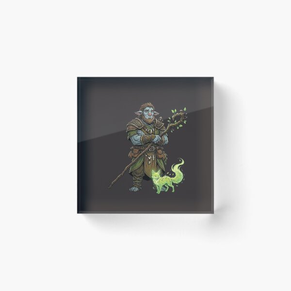 Item preview, Furbolg Druid RPG Sticker designed and sold by AestheticRPG .
