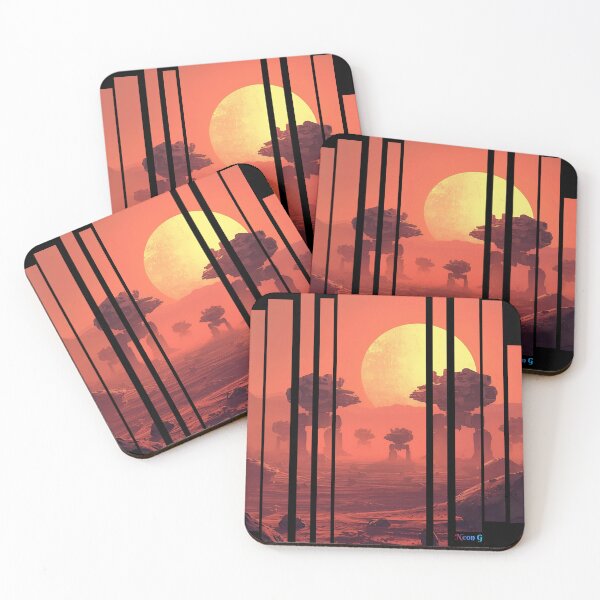 Item preview, Broken Mechs in Synthwave Desert 7 designed and sold by Neon G.