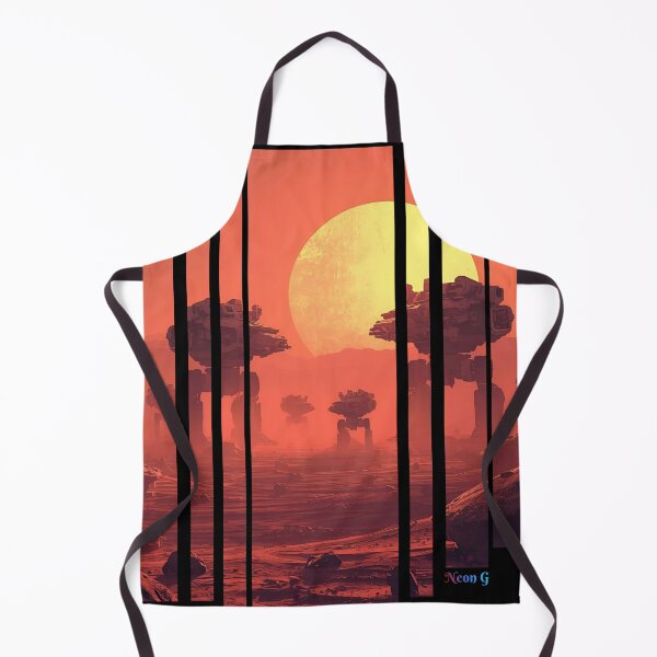Item preview, Broken Mechs in Synthwave Desert 7 designed and sold by Neon G.