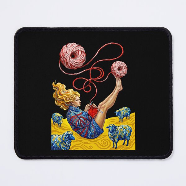 Item preview, Knitting Yarn with Colorful Sheep designed and sold by TeeARTHY.