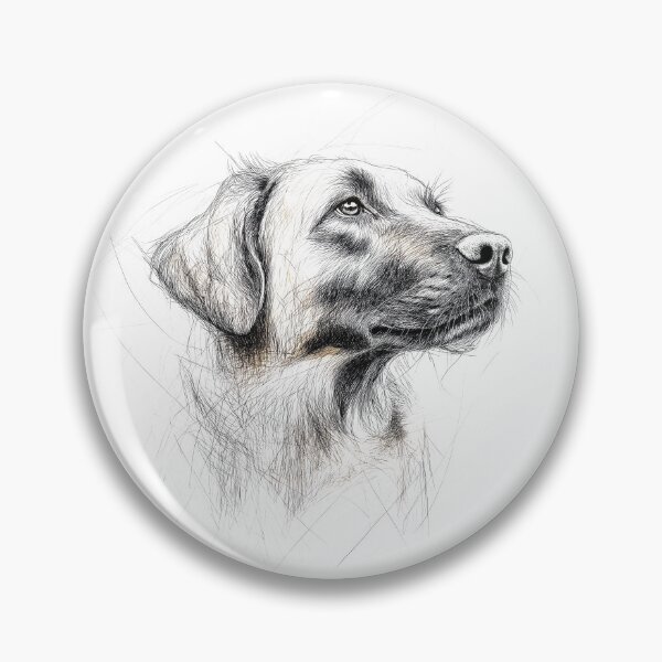 Item preview, Anatolian Shepherd Doggie Illustration designed and sold by Roxane Bay.