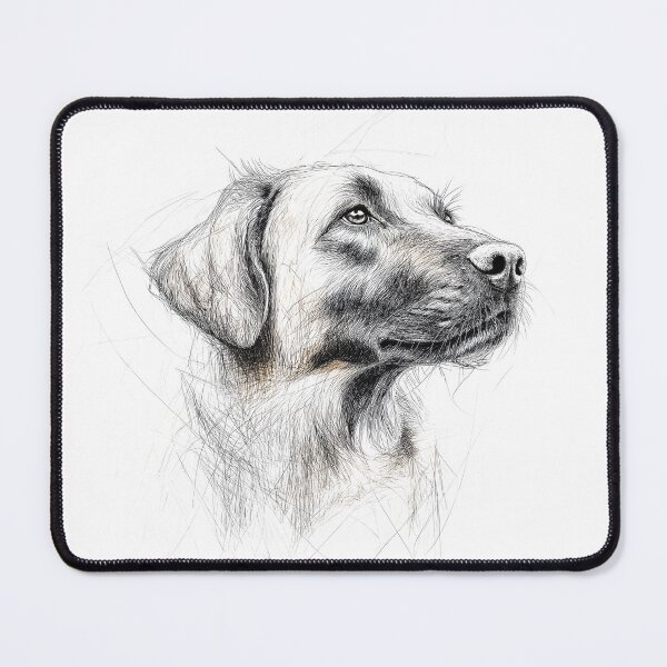 Item preview, Anatolian Shepherd Doggie Illustration designed and sold by Roxane Bay.