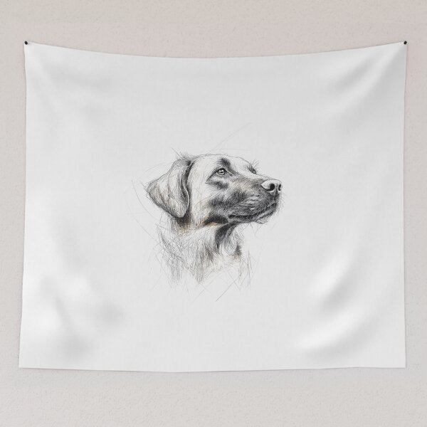 Item preview, Anatolian Shepherd Doggie Illustration designed and sold by Roxane Bay.