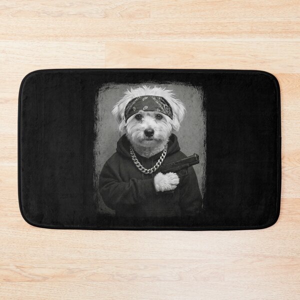 Item preview, Streetwise Fluffy Dog Bandana Hoodie Chain designed and sold by d247.