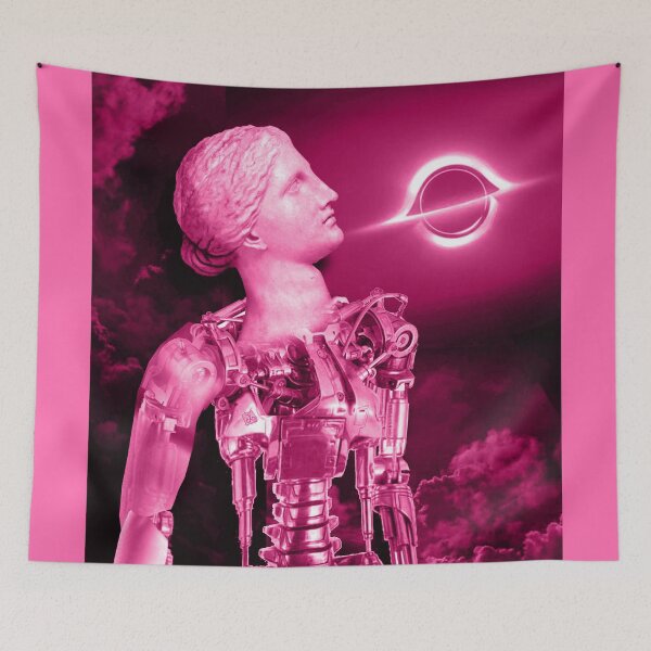 Item preview, Aphrodite Robotic Beauty Goddess and Black Hole (original graphic ACCI) designed and sold by VanyssaGraphics.