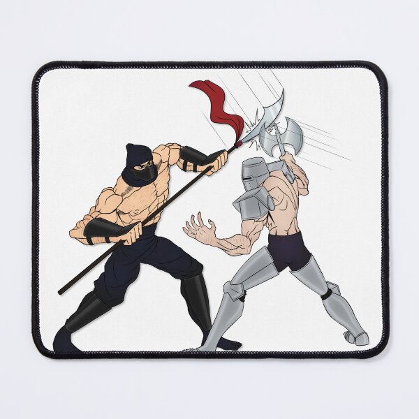 Item preview, Ninja vs Knight designed and sold by MtnSmithy.