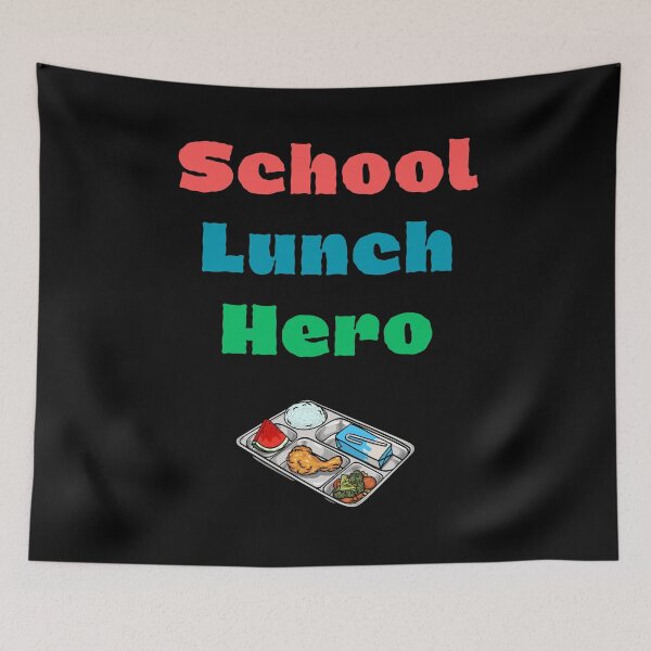 Item preview, School Lunch Hero Funny Gift For School Cafeteria Staff And Lunch Ladies  designed and sold by WearFine.