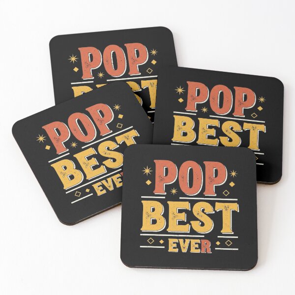 Item preview, Best Pop Ever Simple Funny Text Gift For Father's Day designed and sold by Designs-RZ.