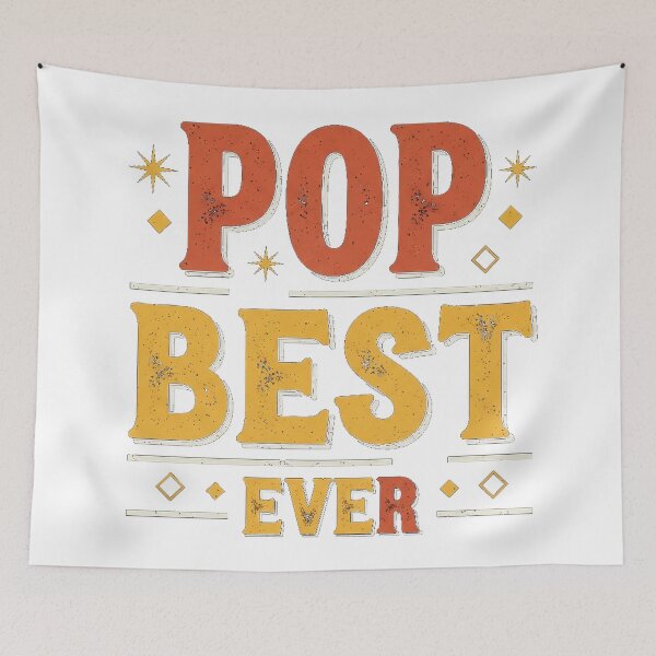Item preview, Best Pop Ever Simple Funny Text Gift For Father's Day designed and sold by Designs-RZ.