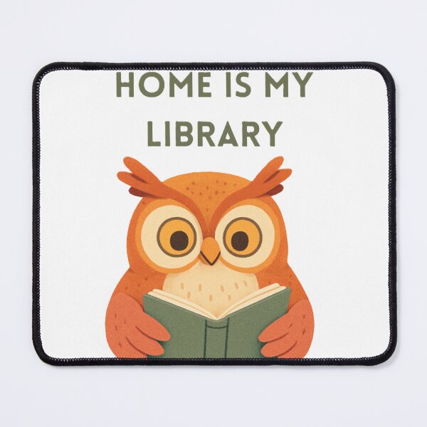 Item preview, Home is my library designed and sold by creativityisfun.