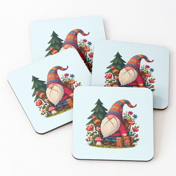 Item preview, Gnomes, Mushrooms, Butterflies designed and sold by NerdiPop.
