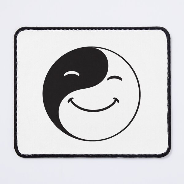 Item preview, Yin yang smiling smiley designed and sold by VisualWeight.