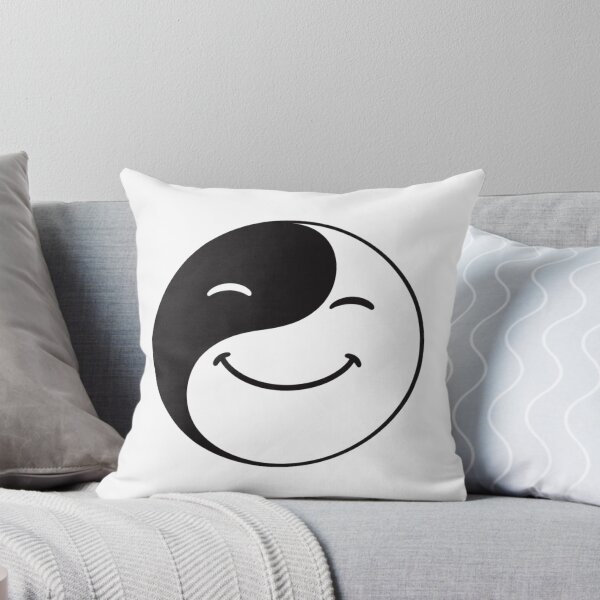 Item preview, Yin yang smiling smiley designed and sold by VisualWeight.