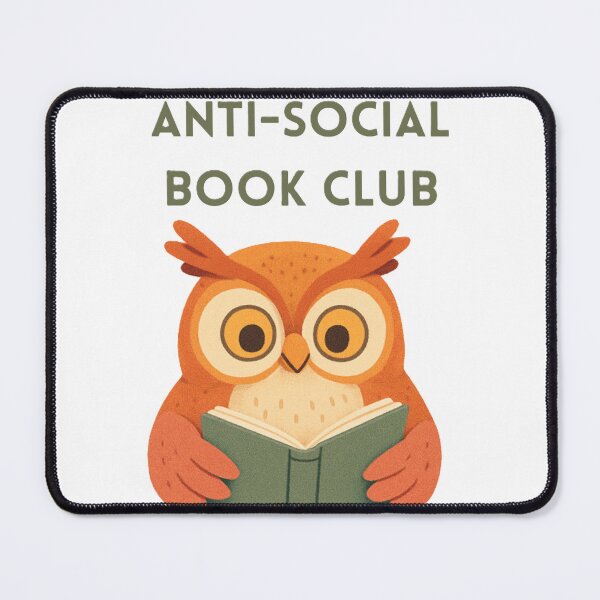 Item preview, Anti-social book club designed and sold by creativityisfun.