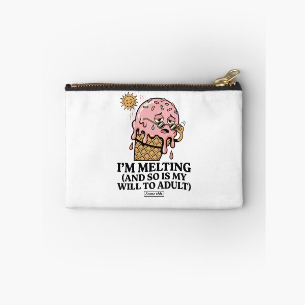 Item preview,  I'm Melting And So Is My Will To Adult Funny Summer Ice Cream designed and sold by BumbleBloom7.