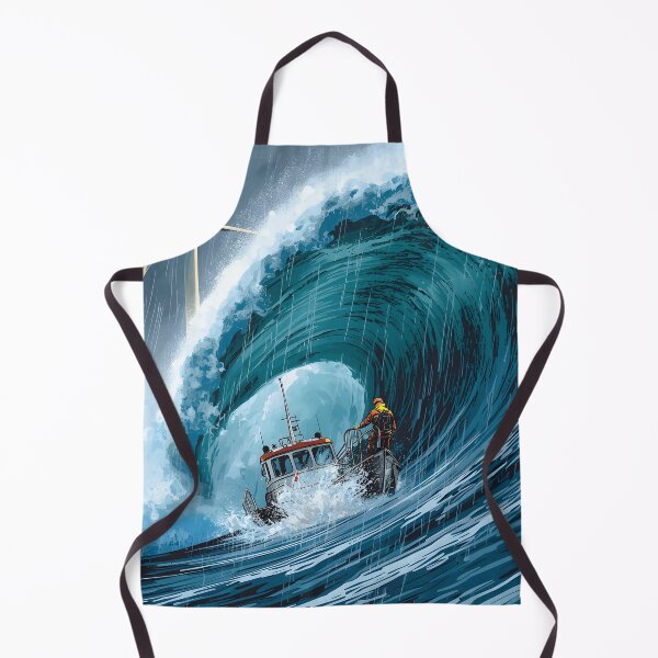 Item preview, Caught in the Storm: Tugboat and Wind Turbine Art designed and sold by MarineIndustry.