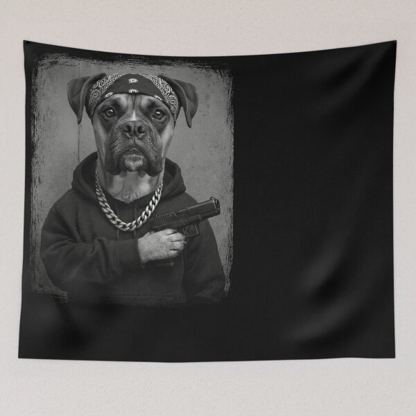 Item preview, Cool Dog Bandana Hoodie Chain Urban Canine designed and sold by d247.