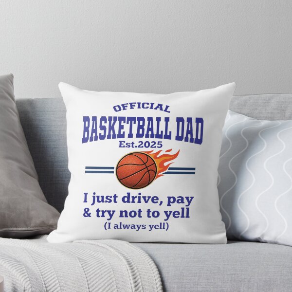 Item preview, Official Basketball Dad Est 2025 – Funny Basketball Dad Gift – I just Drive, Pay and Try Not Yell designed and sold by inkframe.